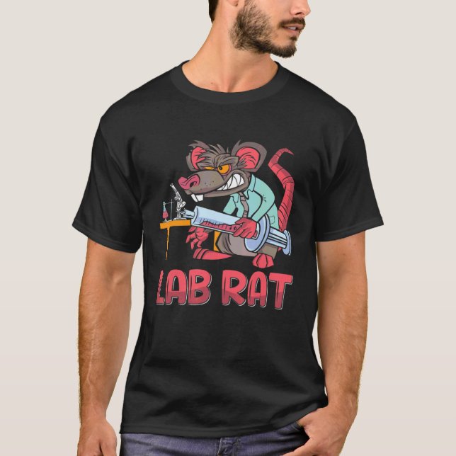 T-shirt Lab Rat Médicale Life Souris Assistant Laboratoire (Devant)