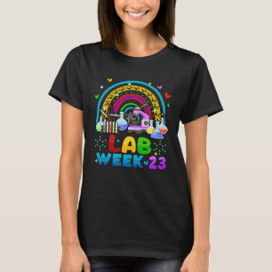 T-shirt Lab Week 2023 Rainbow Médicale Laboratory Science 