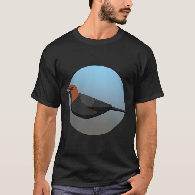T-shirt Laboratoire Brown d'oiseaux colibris (Devant)