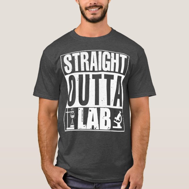 T-shirt Laboratoire de chimie scientifique (Devant)
