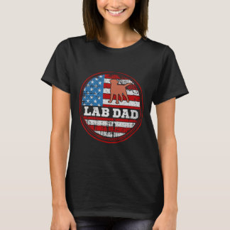 T-shirt Laboratoire de chocolat papa Labrador Retriever Co