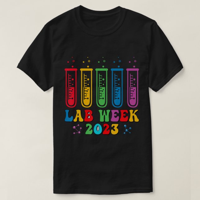 T-shirt Laboratoire de technicien Médicale Semaine de labo (Design devant)