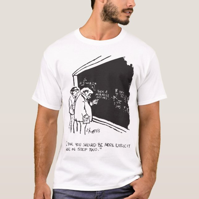 T-shirt Laboratoire explicite HU de maths de la Science de (Devant)