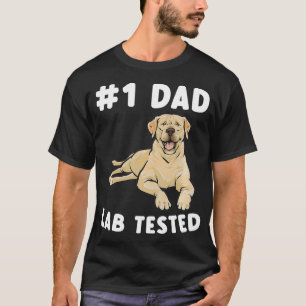 T-shirt Laboratoire jaune testé Yellow Labrador Retriever 