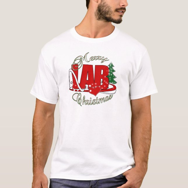 T-SHIRT LABORATOIRE LABORATOIRE DE NOËL (Devant)