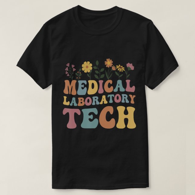 T-shirt Laboratoire Médicale Tech Semaine du laboratoire S (Design devant)
