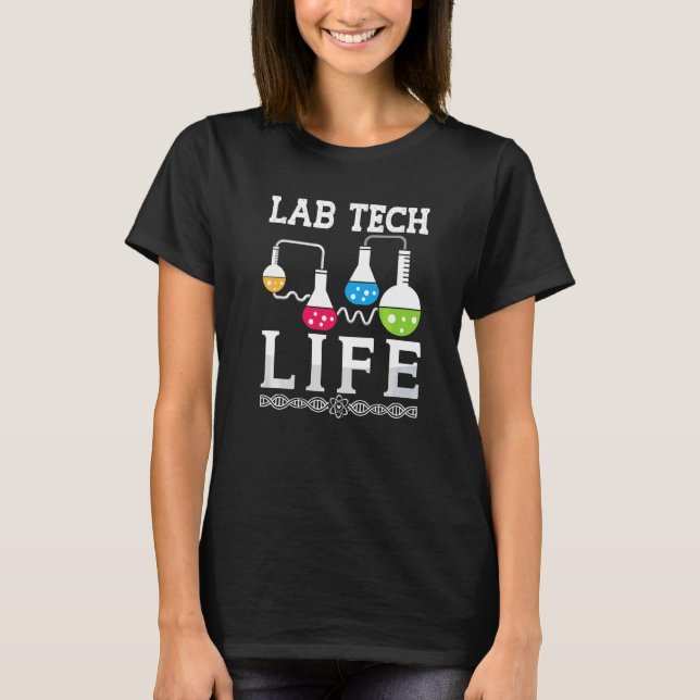 T-shirt Laboratoire Technique Vie Technicien Médicale Labo (Devant)