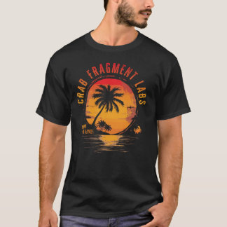 T-shirt Laboratoires de fragment de crabe (coucher du sole