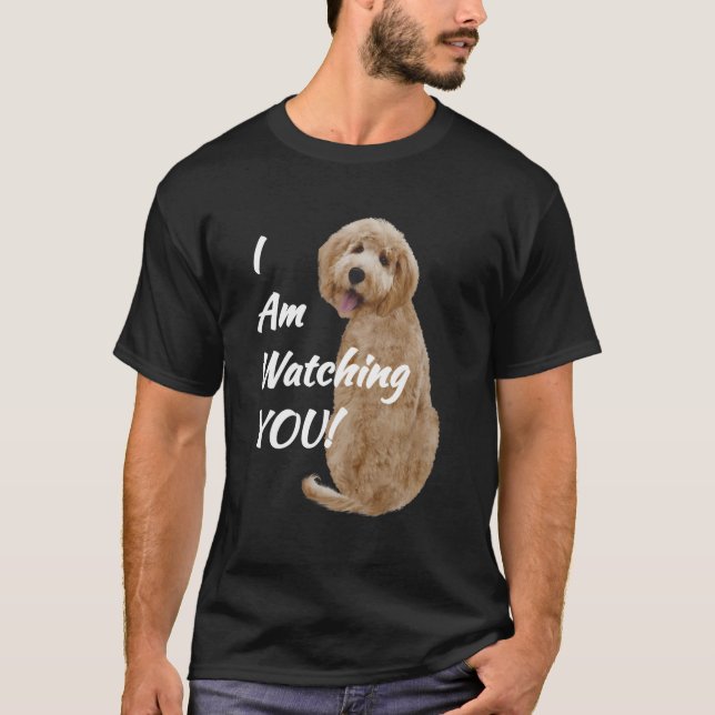 T-shirt Labradoodle Goldendoodle Je Vous Regarde Aimer Le  (Devant)