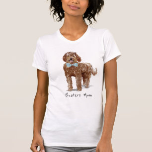 T-shirt Labradoodle personnalisé maman maman T shirt