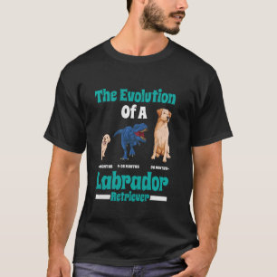 T-shirt Labrador Chien L'ÉVOLUTION D'UN RÉCUPÉRATEUR DE LA