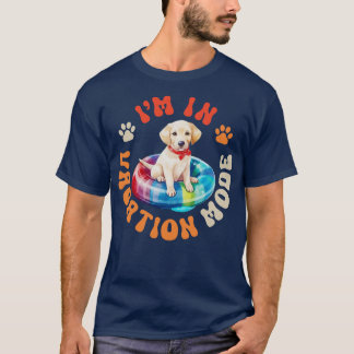 T-shirt Labrador Chien Mode de vacances 1