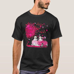 T-shirt Labrador Couple Truck Joyeux Valentines Day