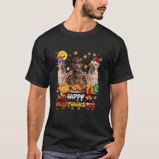 T-shirt Labrador dog Halloween Joyeux Thanksgiving Joyeux