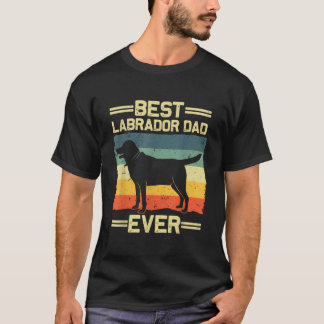 T-shirt Labrador For Dad Black Lab Yellow Labrador Retriev
