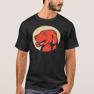 T-shirt Labrador Golden Retriever Chien Head