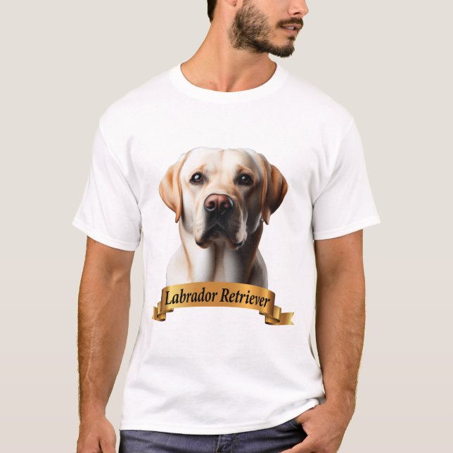 T-shirt Labrador Retriever amour amical mignon chien doux (Devant)