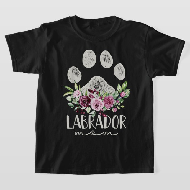 T-shirt Labrador Retriever animal de compagnie chien Mama  (Poser)