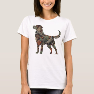 T-shirt Labrador Retriever avec camouflage