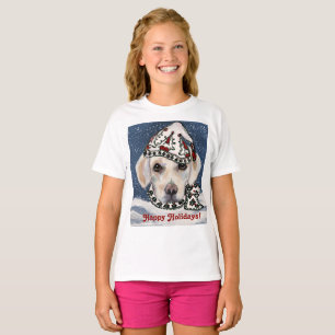 T-SHIRT LABRADOR RETRIEVER BLANC 