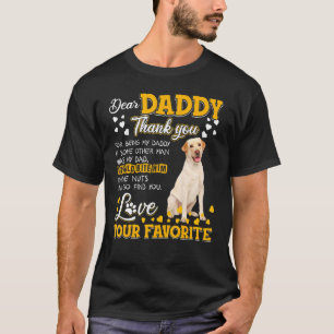 T-shirt Labrador Retriever Cher Papa Merci D'Être