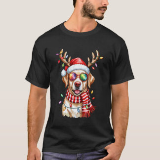 T-shirt Labrador Retriever Chien Maman Papa Noël Pyjama No