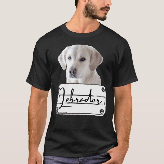 T-shirt Labrador Retriever Chien race (Devant)