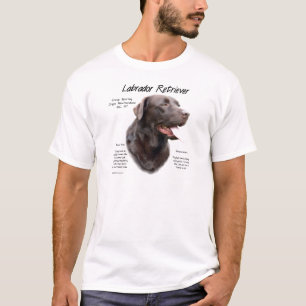 T-shirt Labrador Retriever (chocolat) Histoire Conception