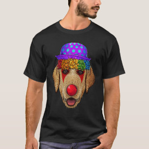T-shirt Labrador Retriever Clown Drôle Cirque Carnaval Cos