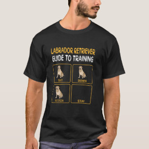 T-shirt Labrador Retriever Guide Pour L'Entraînement De L'