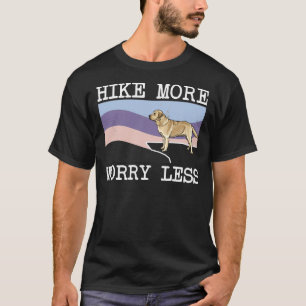 T-shirt Labrador Retriever Hike Plus Inquiète Moins Graphi