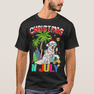 T-shirt Labrador Retriever in Santa Hat Lunettes de soleil