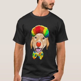 T-shirt Labrador Retriever Jaune de Cirque Chien Clown