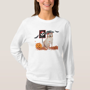 T-shirt Labrador Retriever jaune Halloween