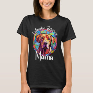 T-shirt Labrador Retriever Mama Dog Mom Puppy Colorful Pet