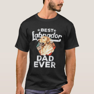 T-shirt Labrador Retriever Meilleur papa Labrador de tous