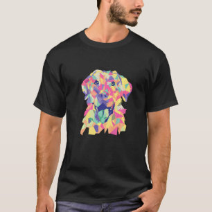 T-shirt Labrador Retriever mignon Lab Coloré Art Chien