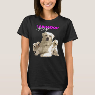 T-shirt Labrador Retriever Mom Chien Labrador Retriever Pa