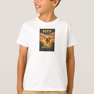 T-shirt Labrador Retriever Personnalisé Vintage Sunset Shi