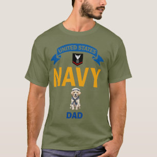 T-shirt Labrador Retriever Petty Officier 3e classe Papa
