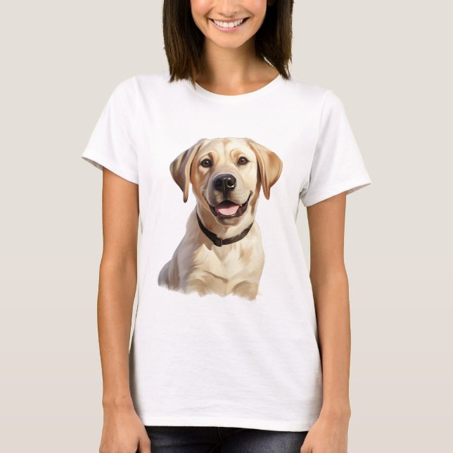 T-shirt Labrador Retriever Puppy Love (Devant)