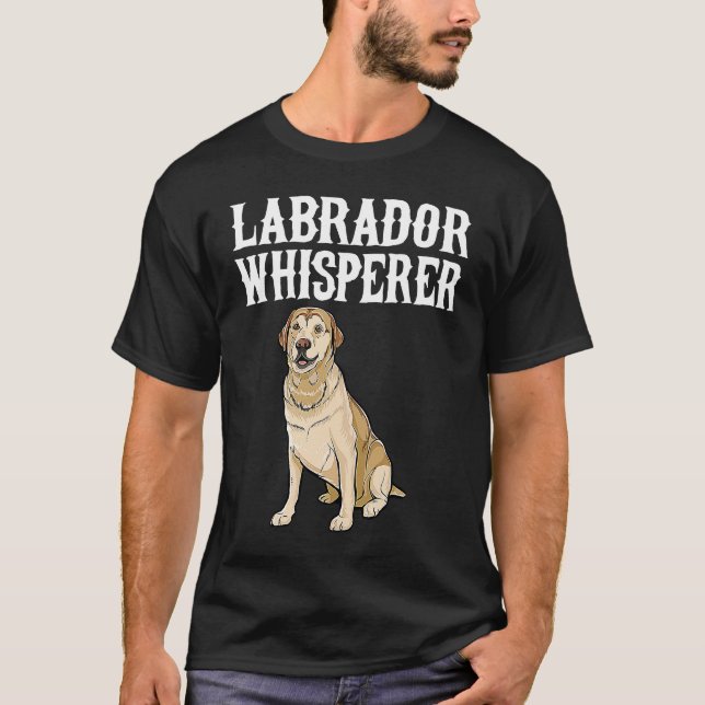 T-shirt Labrador Retriever Wisperer  Dog (Devant)