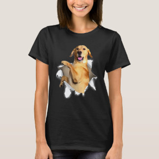 T-shirt Labrador Tissu Déchiré Lab Retriever Chien