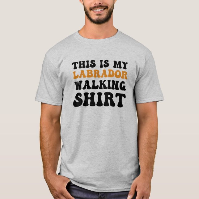 T-shirt Labrador Walking (Devant)