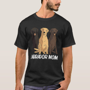 T-shirt Labradors Pour Maman Femmes Labrador Retriever Chi