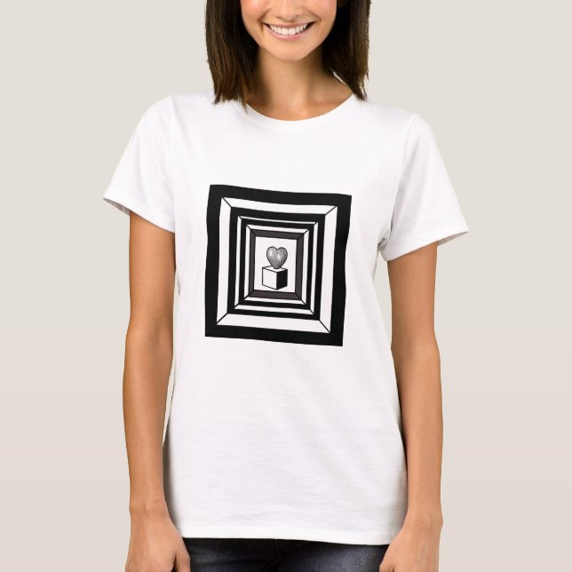 T-shirt labyrinthe cardiaque (Devant)