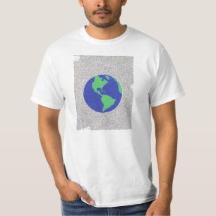 T-shirt Labyrinthe de la terre de planète