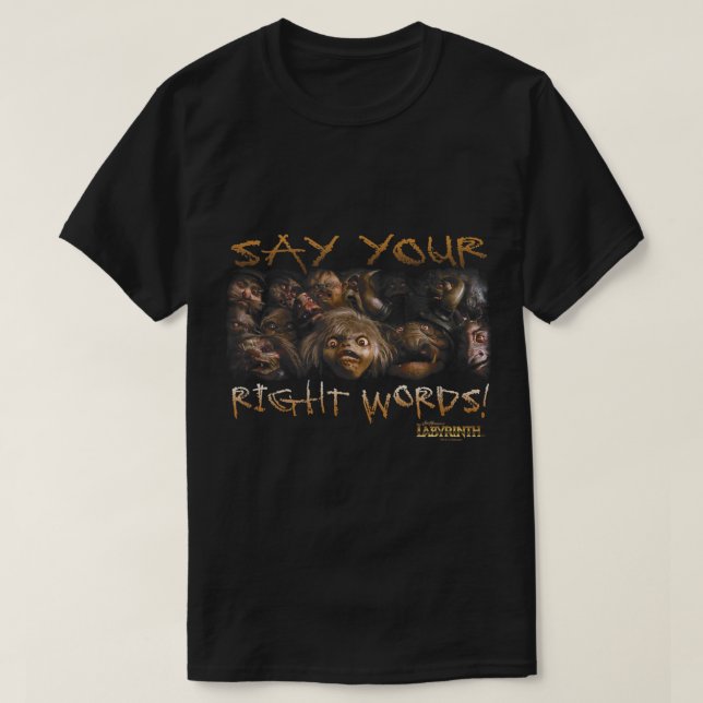 T-shirt Labyrinthe Dites Vos Bonnes Paroles (Design devant)