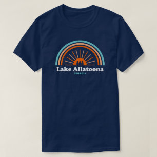 T-shirt Lac Allatoona Géorgie Arc en arc-en-ciel