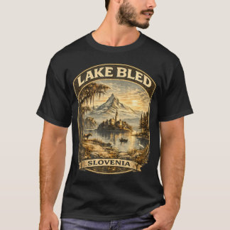 T-shirt Lac Bled Slovénie Randonnée autour du lac Bled